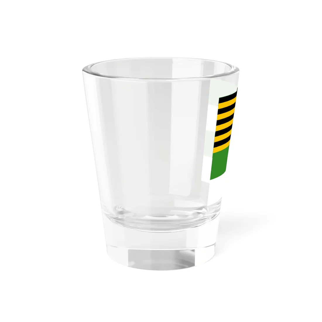 Flag of Saxony sample (Germany) Shot Glass 1.5oz - Go Mug Yourself