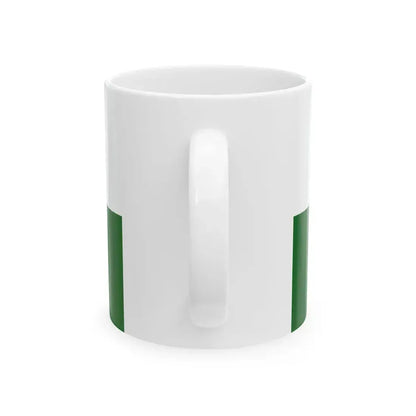 Flag of Saxony state (Germany) White Coffee Mug - Go Mug Yourself