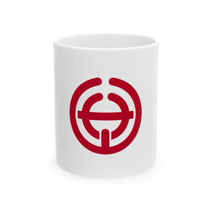 Flag of Sayama Saitama (Japan) White Coffee Mug 11oz - Go Mug Yourself