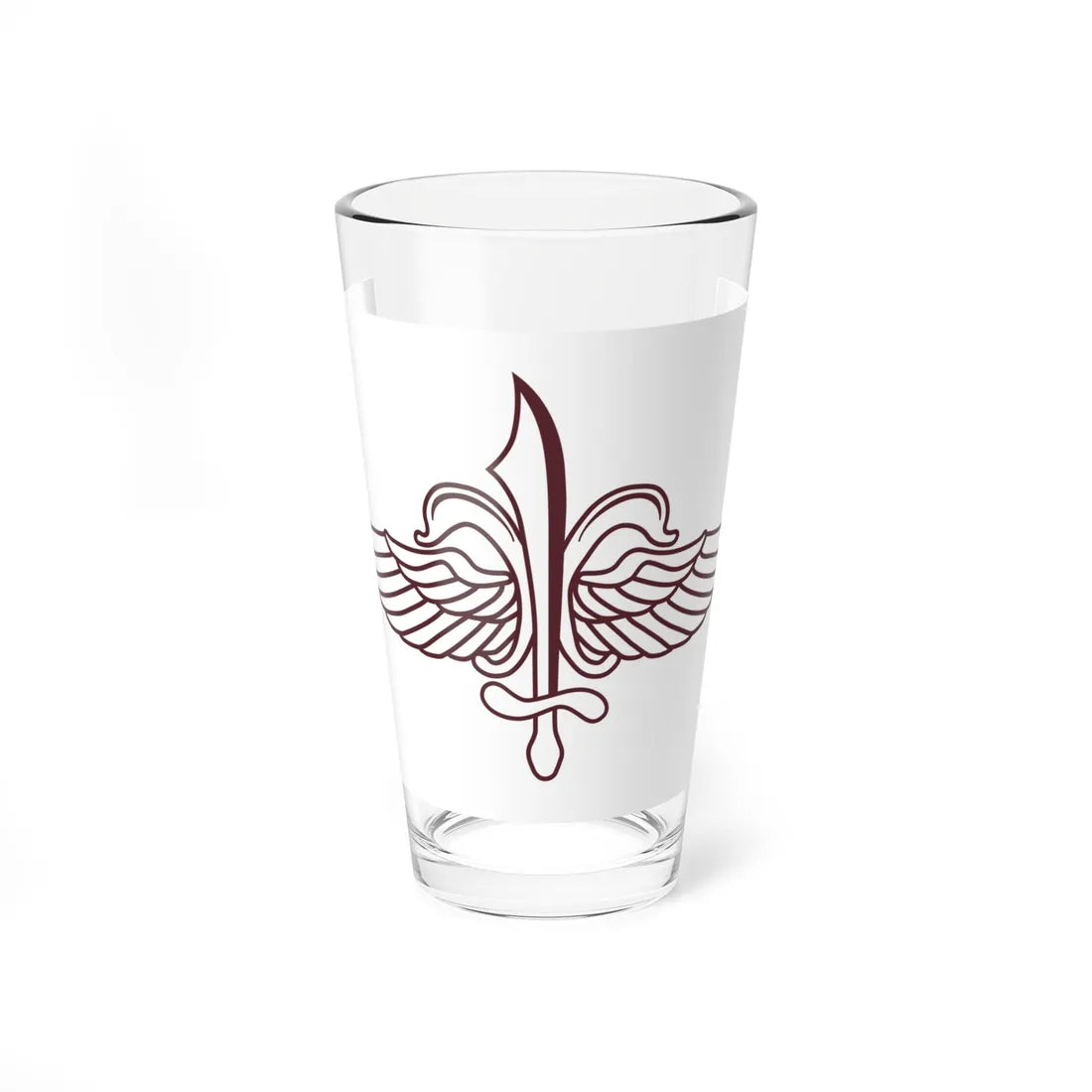 Flag of Sayeret Matkal (Israel) Pint Glass 16oz 16oz - Go Mug Yourself