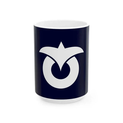 Flag of Sayo Hyogo 1964-2006 (Japan) White Coffee Mug 15oz - Go Mug Yourself