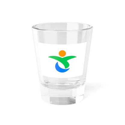 Flag of Sayo Hyogo (Japan) Shot Glass 1.5oz 1.5oz - Go Mug Yourself