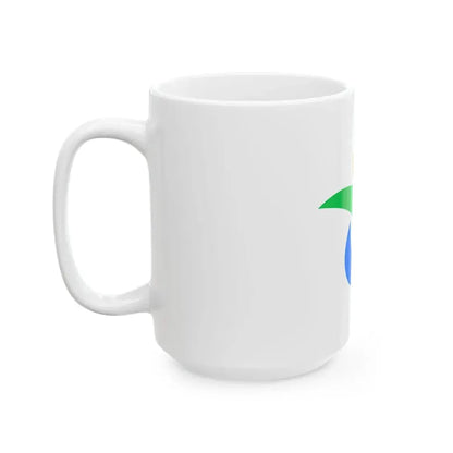 Flag of Sayo Hyogo (Japan) White Coffee Mug - Go Mug Yourself
