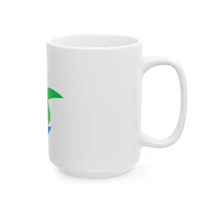 Flag of Sayo Hyogo (Japan) White Coffee Mug - Go Mug Yourself