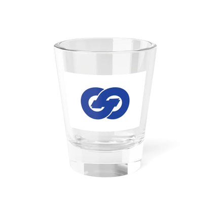 Flag of Saza Nagasaki (Japan) Shot Glass 1.5oz 1.5oz - Go Mug Yourself