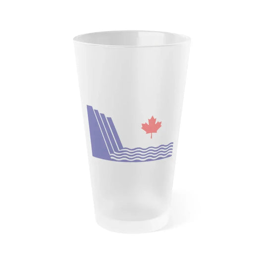 Flag of Scarborough Ontario Canada - Frosted Pint Glass 16oz 16oz Frosted - Go Mug Yourself