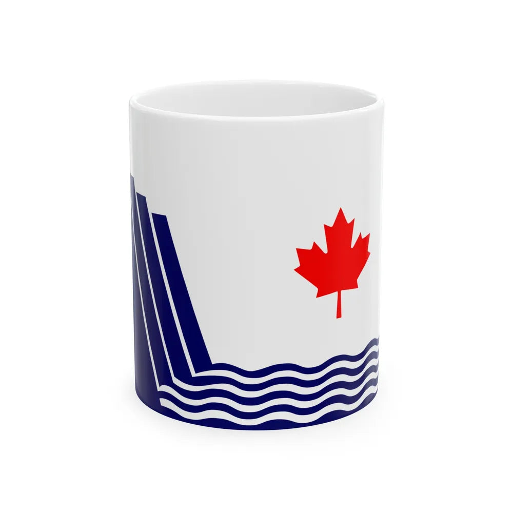 Flag of Scarborough Ontario Canada - White Coffee Mug-11oz-Go Mug Yourself