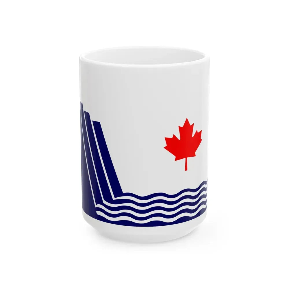Flag of Scarborough Ontario Canada - White Coffee Mug 15oz - Go Mug Yourself