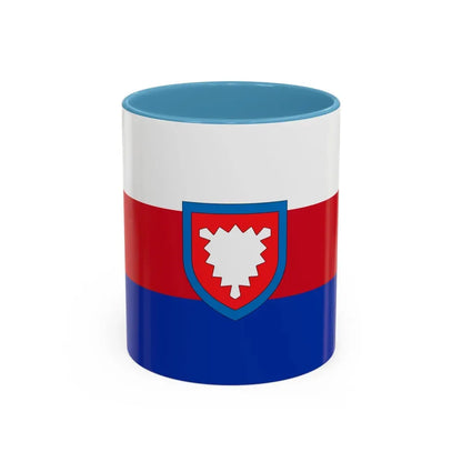 Flag of Schaumburg Germany - Accent Coffee Mug 11oz Light Blue - Go Mug Yourself
