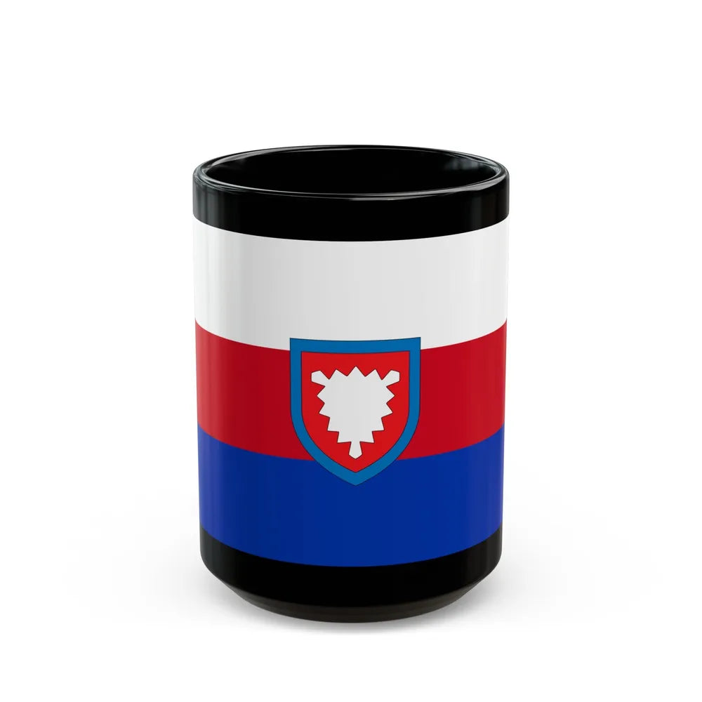 Flag of Schaumburg Germany - Black Coffee Mug-15oz-Go Mug Yourself