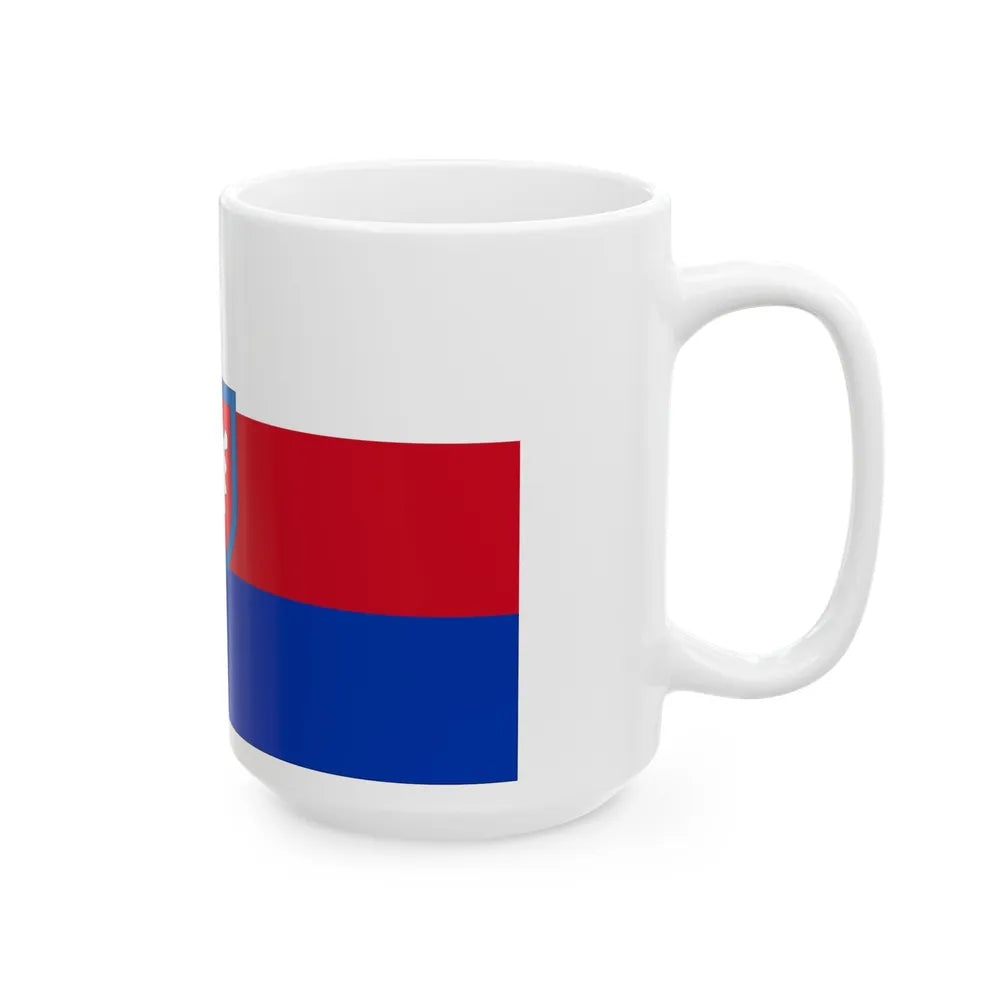 Flag of Schaumburg Germany - White Coffee Mug-Go Mug Yourself