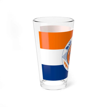 Flag of Schenectady County New York (United States) Pint Glass 16oz - Go Mug Yourself
