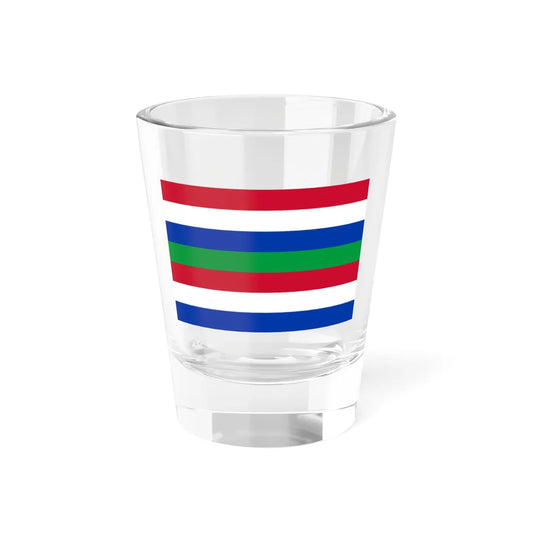 Flag of Schiermonnikoog (Netherlands) Shot Glass 1.5oz 1.5oz - Go Mug Yourself