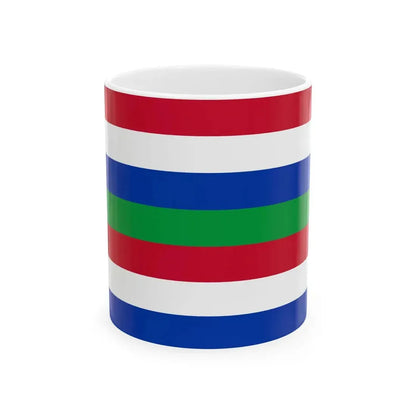 Flag of Schiermonnikoog (Netherlands) White Coffee Mug 11oz - Go Mug Yourself