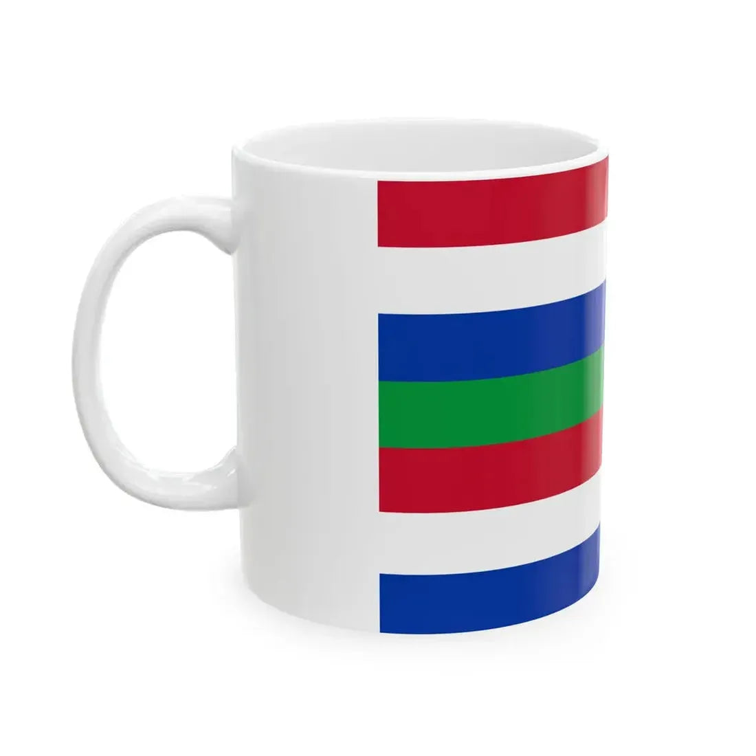 Flag of Schiermonnikoog (Netherlands) White Coffee Mug - Go Mug Yourself