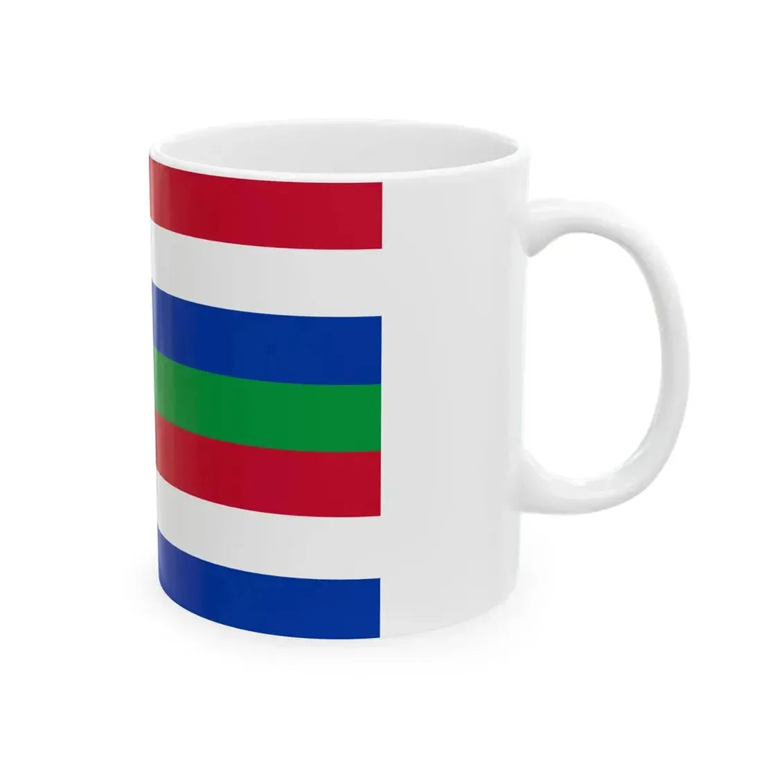 Flag of Schiermonnikoog (Netherlands) White Coffee Mug - Go Mug Yourself