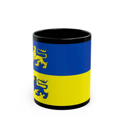 Flag of Schleswig Flensburg Germany - Black Coffee Mug 11oz - Go Mug Yourself