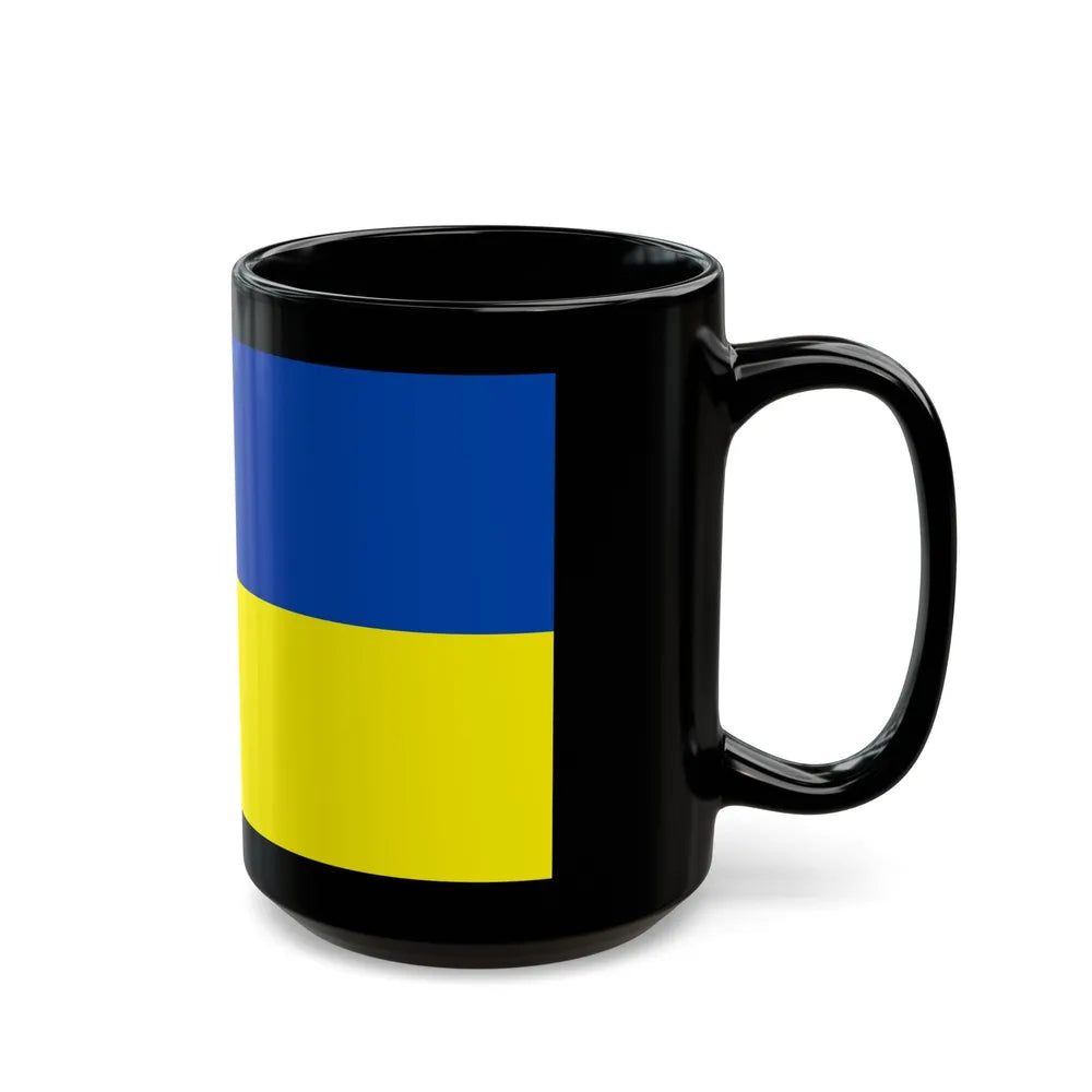 Flag of Schleswig Flensburg Germany - Black Coffee Mug-Go Mug Yourself