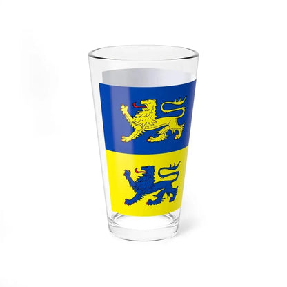 Flag of Schleswig Flensburg Germany - Pint Glass 16oz - Go Mug Yourself