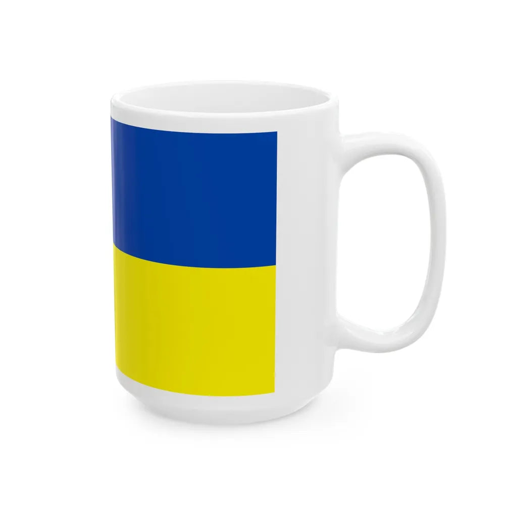 Flag of Schleswig Flensburg Germany - White Coffee Mug-Go Mug Yourself