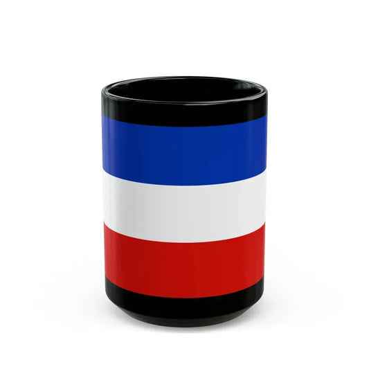Flag of Schleswig Holstein Germany - Black Coffee Mug 15oz - Go Mug Yourself
