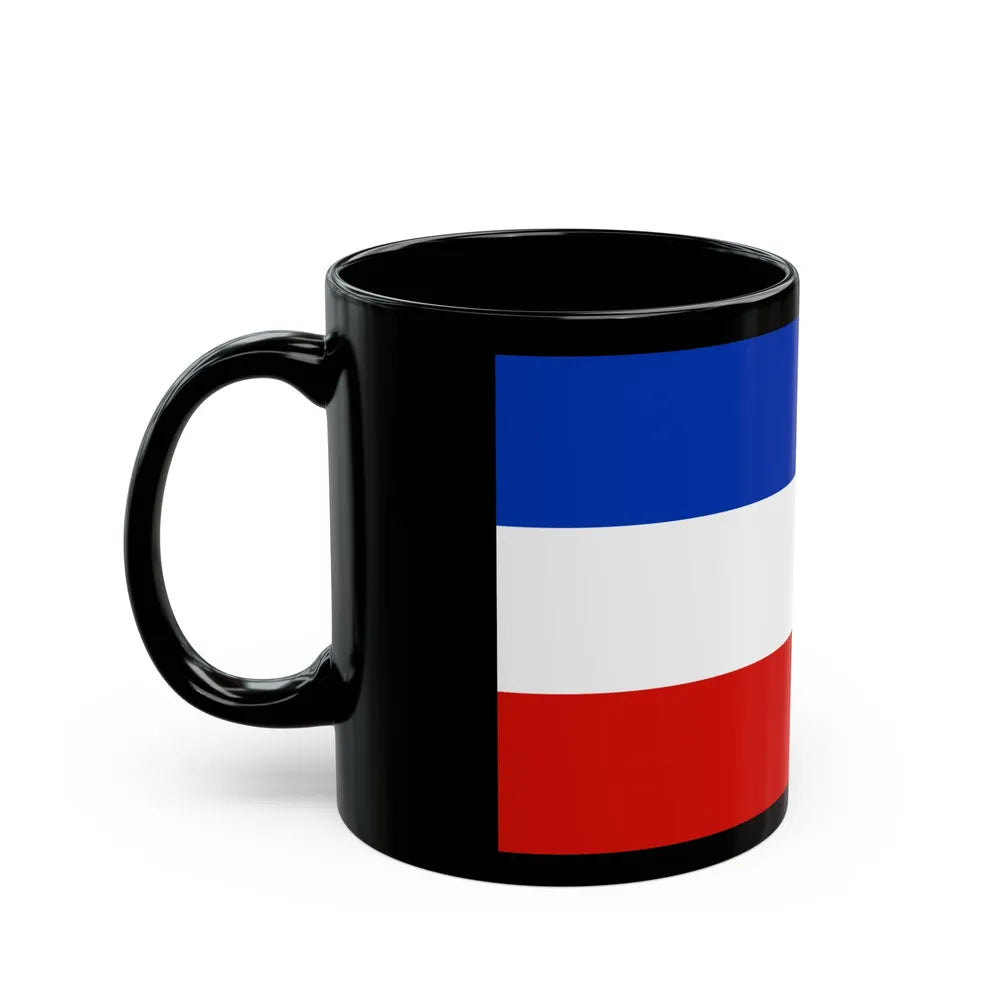 Flag of Schleswig Holstein Germany - Black Coffee Mug-Go Mug Yourself