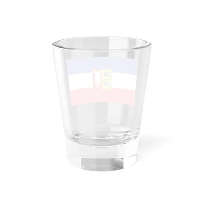 Flag of Schleswig-Holstein state (Germany) Shot Glass 1.5oz - Go Mug Yourself