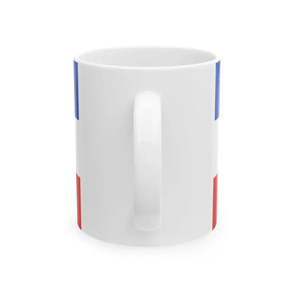 Flag of Schleswig-Holstein state (Germany) White Coffee Mug - Go Mug Yourself