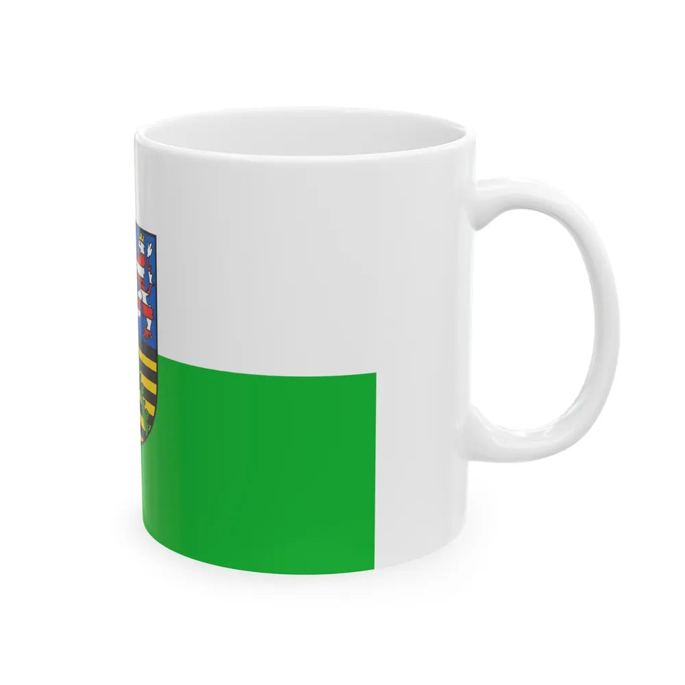 Flag of Schmalkalden Meiningen Germany - White Coffee Mug-Go Mug Yourself