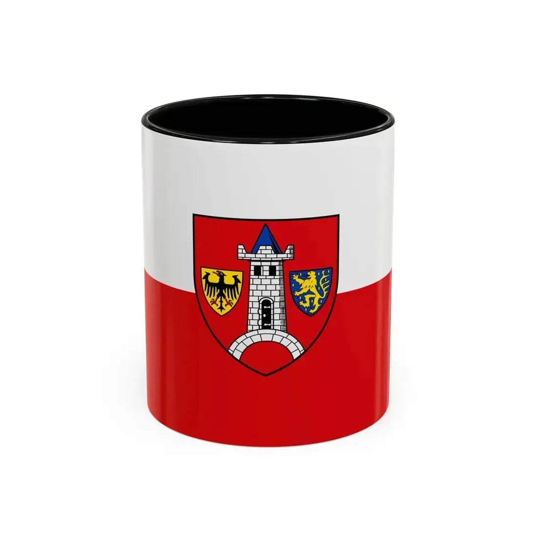 Flag of Schwabach Germany - Accent Coffee Mug 11oz Black - Go Mug Yourself