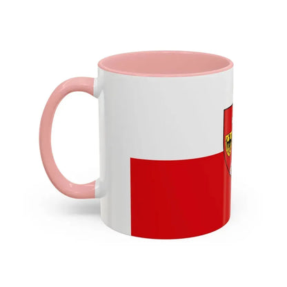 Flag of Schwabach Germany - Accent Coffee Mug - Go Mug Yourself