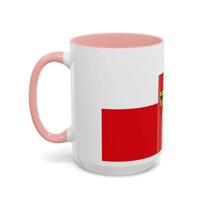Flag of Schwabach Germany - Accent Coffee Mug - Go Mug Yourself
