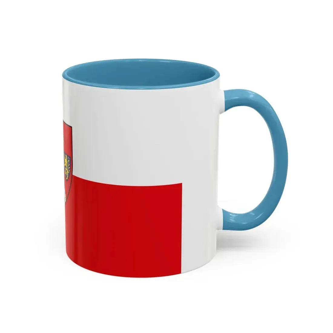 Flag of Schwabach Germany - Accent Coffee Mug - Go Mug Yourself