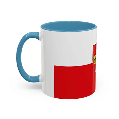 Flag of Schwabach Germany - Accent Coffee Mug - Go Mug Yourself