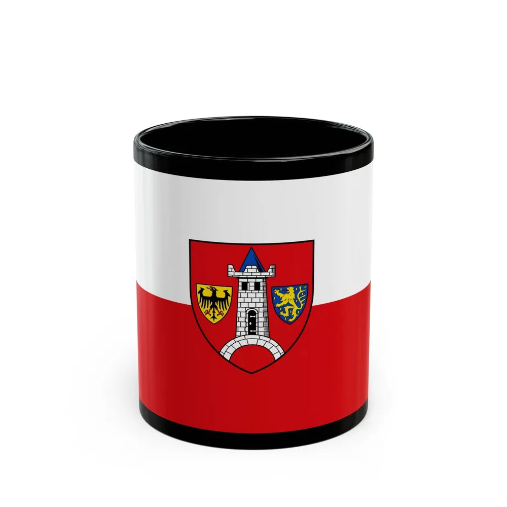 Flag of Schwabach Germany - Black Coffee Mug-11oz-Go Mug Yourself