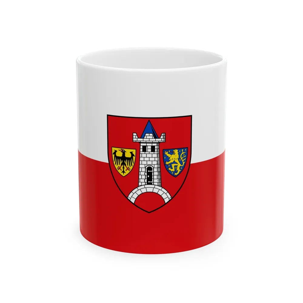 Flag of Schwabach Germany - White Coffee Mug-11oz-Go Mug Yourself