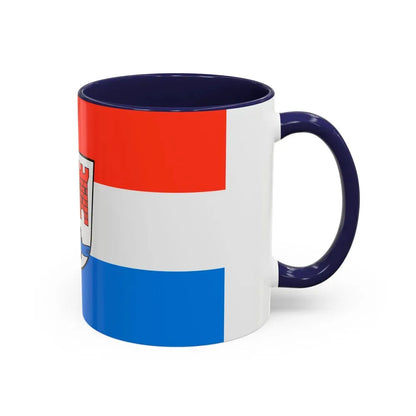 Flag of Schwandorf Germany - Accent Coffee Mug - Go Mug Yourself
