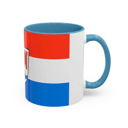 Flag of Schwandorf Germany - Accent Coffee Mug - Go Mug Yourself