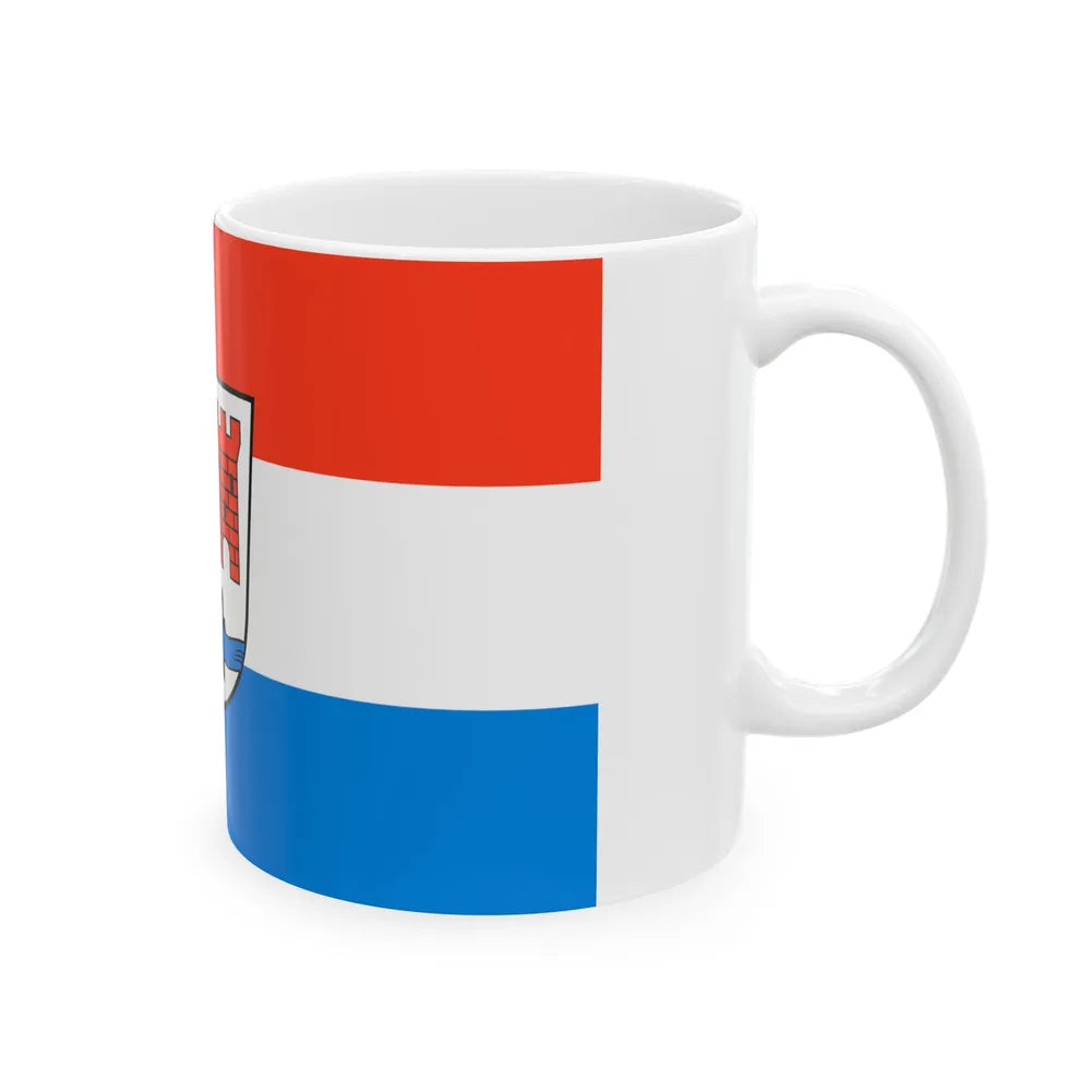 Flag of Schwandorf Germany - White Coffee Mug-Go Mug Yourself