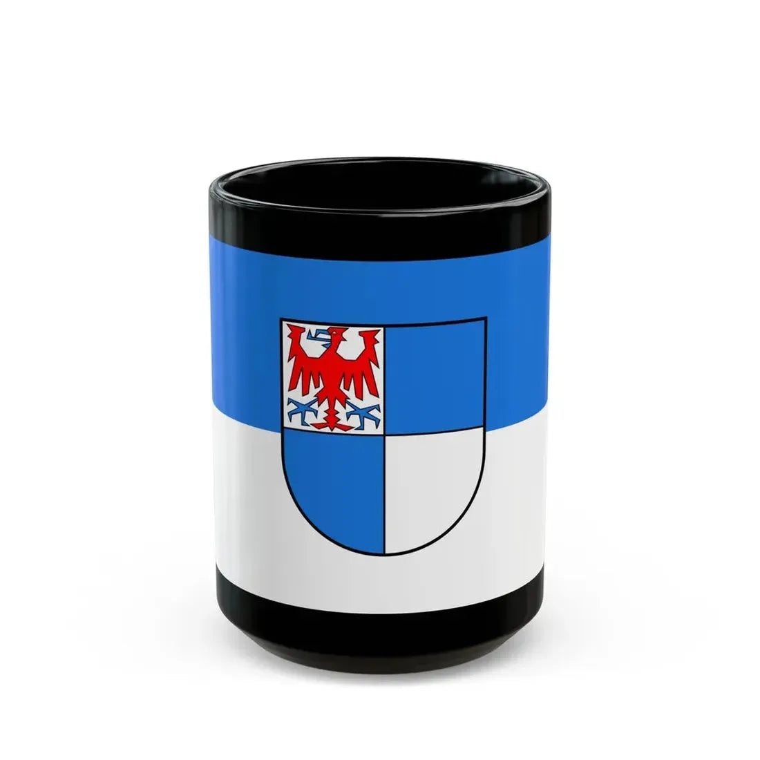 Flag of Schwarzwald Baar Kreis Germany - Black Coffee Mug 15oz - Go Mug Yourself