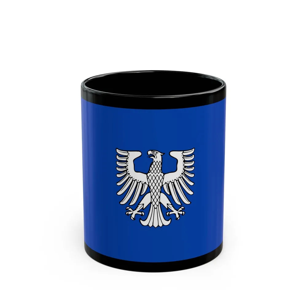 Flag of Schweinfurt 2 Germany - Black Coffee Mug-11oz-Go Mug Yourself