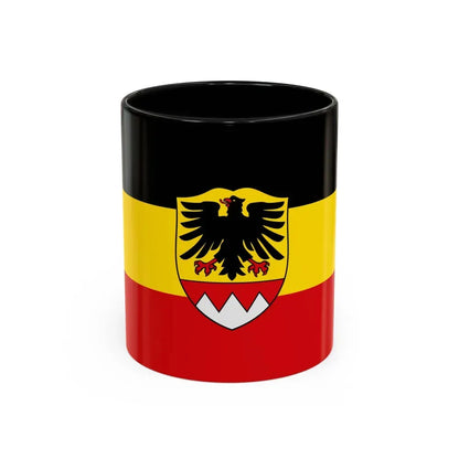 Flag of Schweinfurt Germany - Accent Coffee Mug 11oz Black - Go Mug Yourself