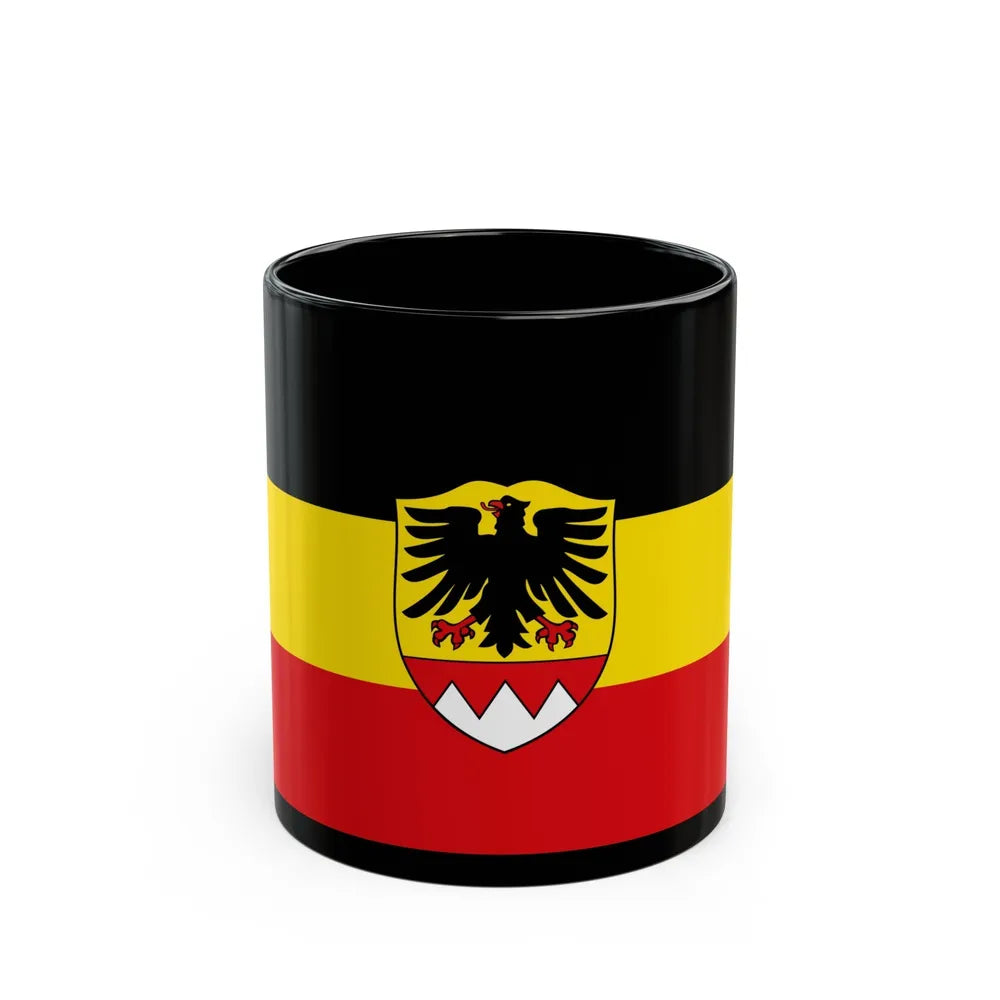 Flag of Schweinfurt Germany - Black Coffee Mug-11oz-Go Mug Yourself