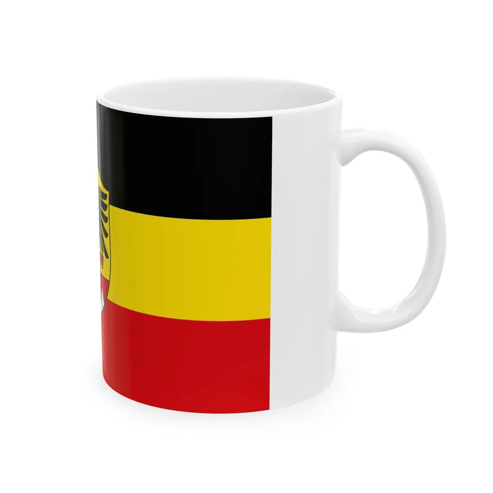 Flag of Schweinfurt Germany - White Coffee Mug-Go Mug Yourself