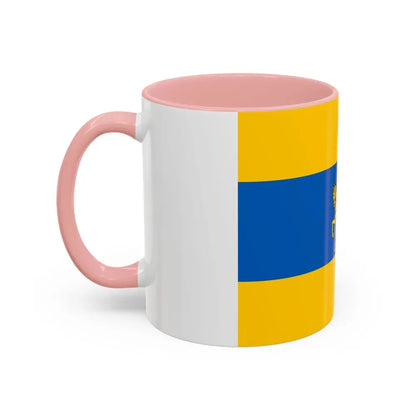 Flag of Schwerin Germany - Accent Coffee Mug - Go Mug Yourself