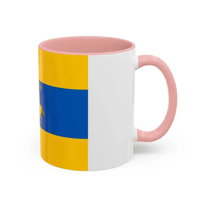 Flag of Schwerin Germany - Accent Coffee Mug - Go Mug Yourself