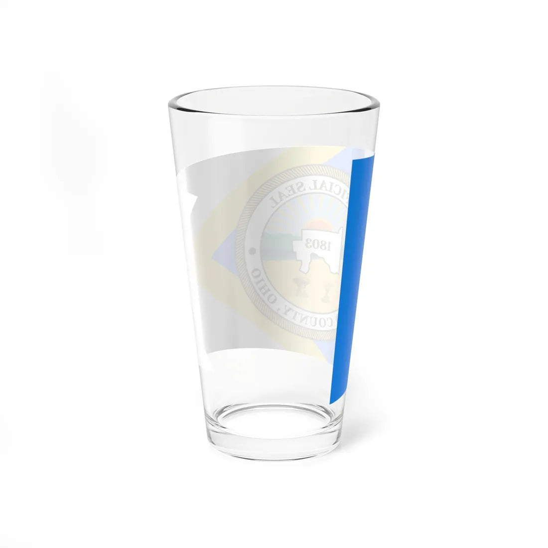 Flag of Scioto County Ohio (United States) Pint Glass 16oz - Go Mug Yourself