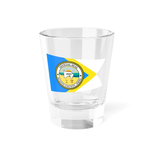 Flag of Scioto County Ohio (United States) Shot Glass 1.5oz 1.5oz - Go Mug Yourself