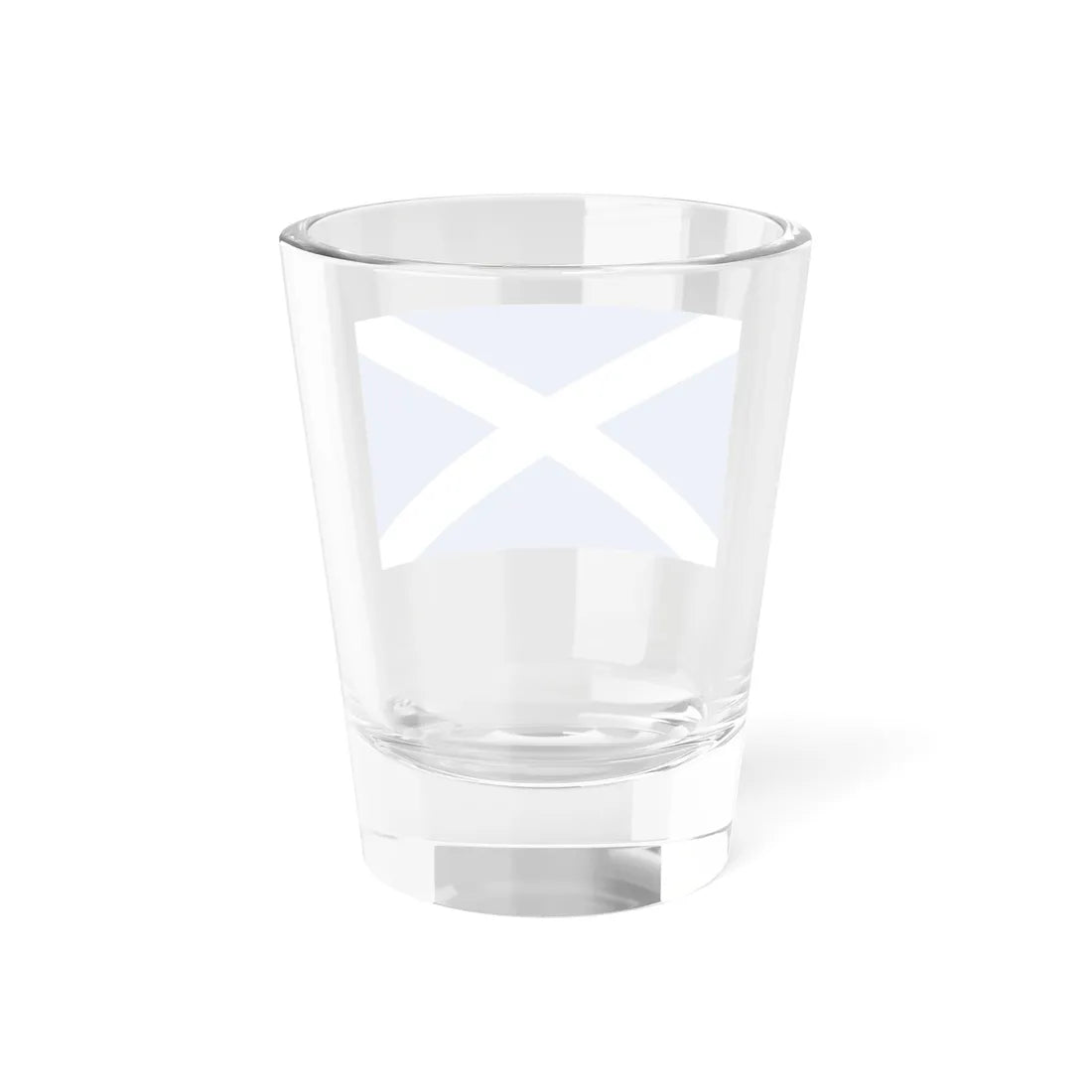 Flag of Scotland as Paths (Scotland) Shot Glass 1.5oz - Go Mug Yourself