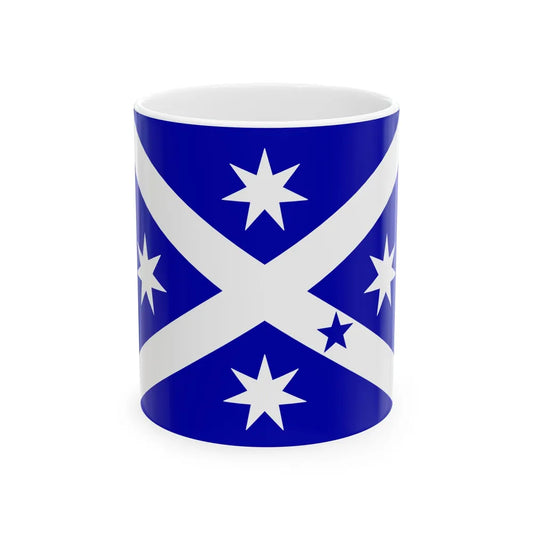 Flag of Scotland Island (Australia) White Coffee Mug 11oz - Go Mug Yourself